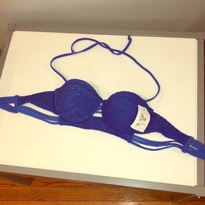 **Brand New** Cobalt Blue, Padded, Bikini Top